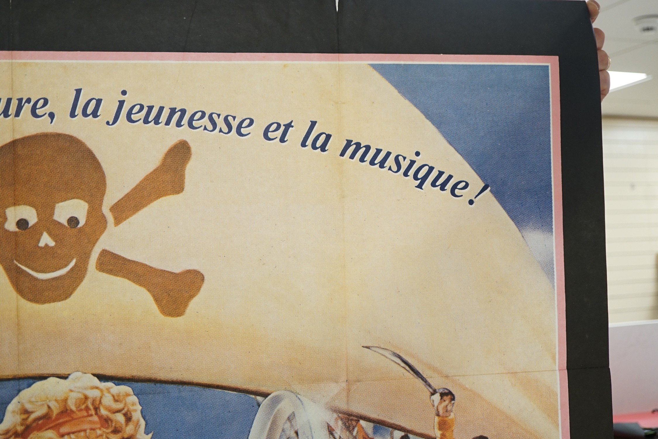 A large Pirate Movie film poster, 1982